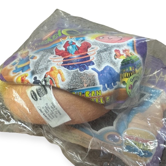 Vintage 1998 Nickelodeon NICKEL-O-ZONE Hey Arnold Set Of Three Sealed Small Toys - Picture 5 of 8